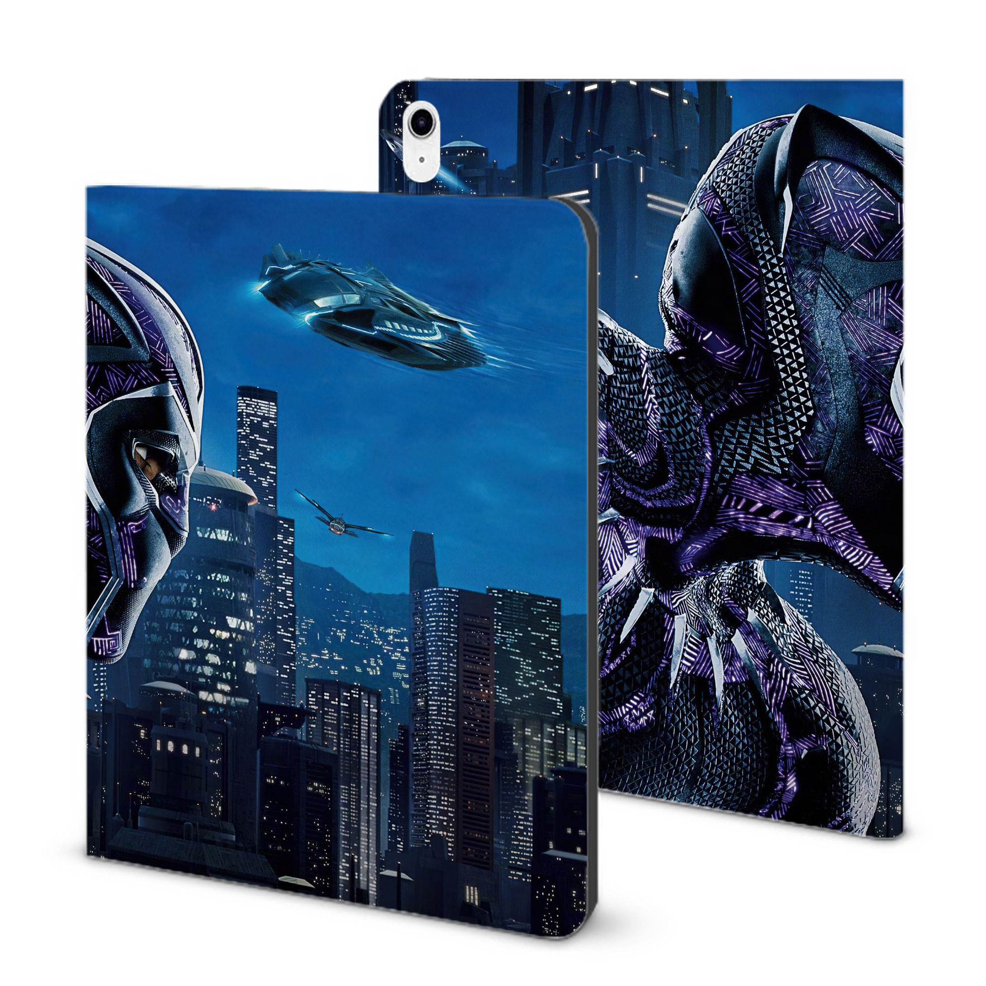 （画像用） アベンジャーズ The Avengers IPad ケース ブック型 PUレザー TPU 耐衝撃 軽量 薄型 ペン収納なし 全面保護 IPad 各モデル対応